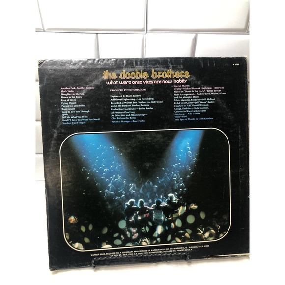 The Doobie Brothers What Were Once Vices Are Now Habits Record Vinyl LP VG - Picture 3 of 11